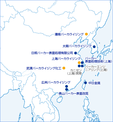 東アジア地図