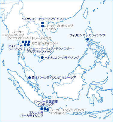 東南アジア地図